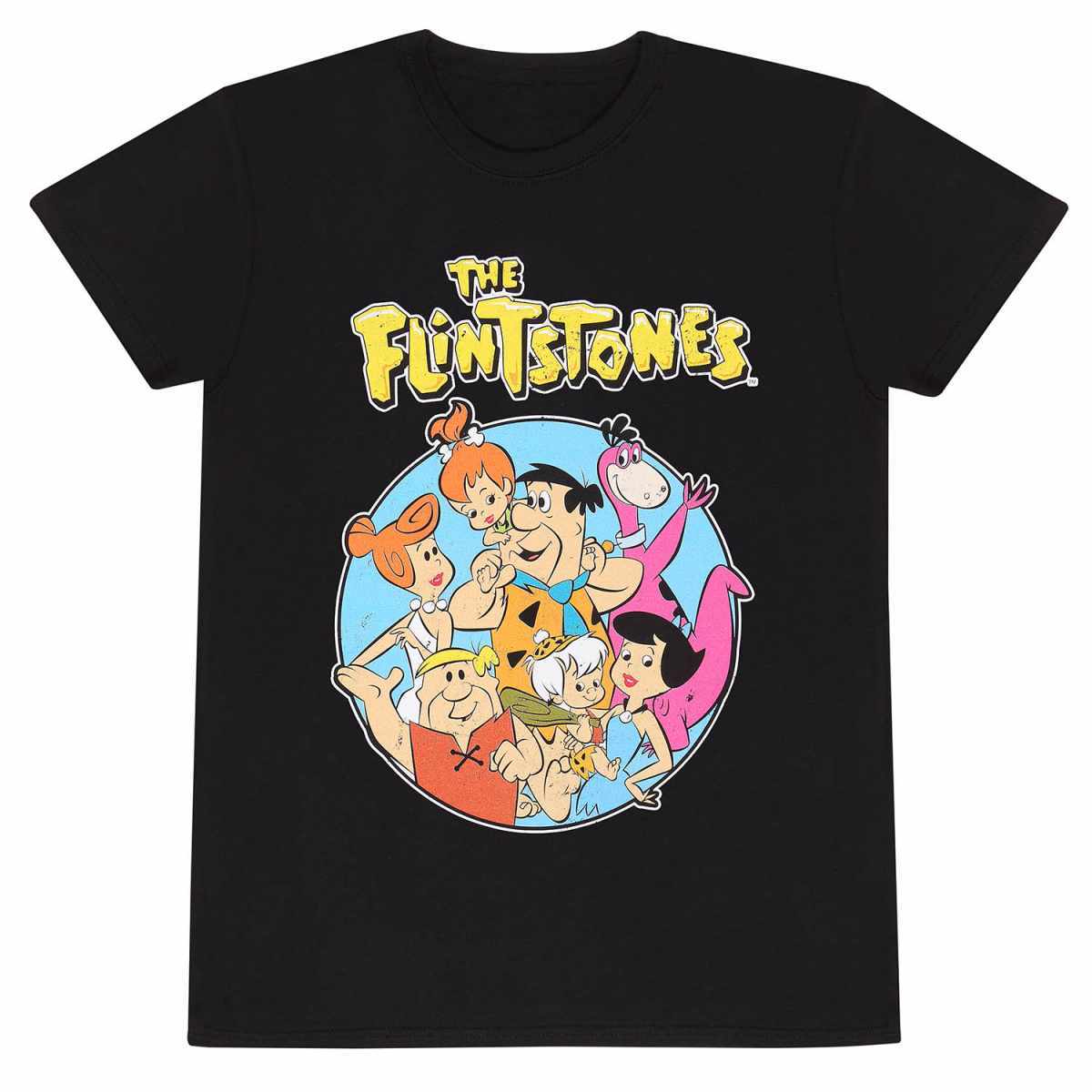 ** The Flintstones Family Circle  T-Shirt Mens Womens Tees Top ** 3XL