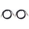 2pcs Headphone Cable 3.9ft 3.5mm Connectors Lossless Sound Quality OFC Woven Wire Headset Cable for 