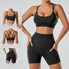 Seamless Yoga Set For Women With Quick Dry Fabric Perfect For Running And Fitness Activities