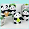 Adorable Plush Panda Keychain Cute Cartoon Animal Pendant Soft Toy With Pp Cotton Filling