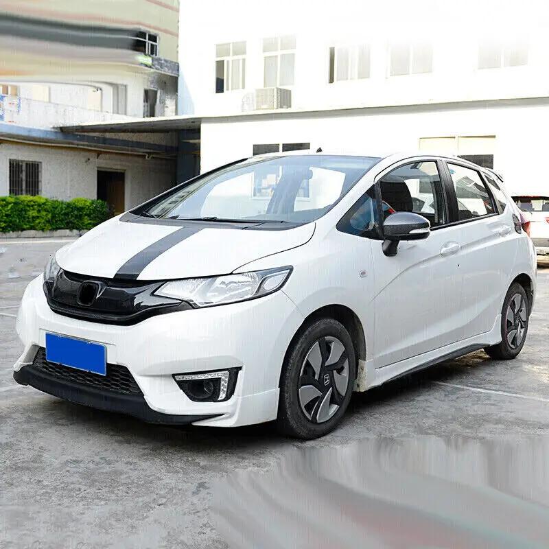 För Honda FIT JAZZ 2014 2015 2016 2017 2018 Bil Sidobackspegelskydd Klistermärke Vingkåpa Exteriör Dörrskal Trim Kolfiber
