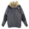 THE NORTH FACE ND91702R Outdoor Long sleeve hood Down jacket L Gray logo Men's Used