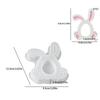 Easter Bunny Silicone Mold Hollow Folded Ear Bunny Plaster Mold Easter Bunny DIY Mold Making Candies Crafting Molds Ornaments