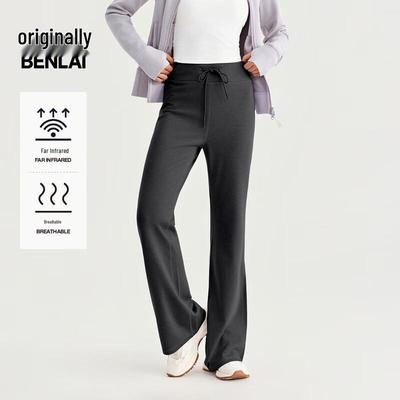 Women's Far Infrared Slim Fit Flared Casual Pants