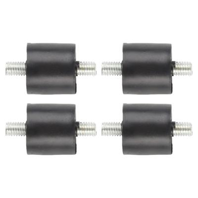 4Pieces Rubber Anti Vibration Pad Noise Dampening Feet for Sturdy Equipment Easy Installation Protective Designs