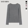  She S miSS  Boat Neck Ribbed Knit SSkpoo32080