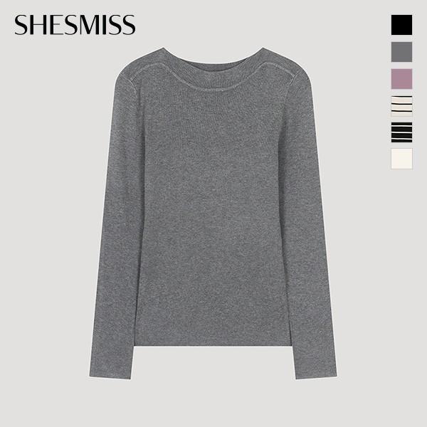 Elle S miSS Col Bateau Tricot Côtelé SSkpoo32080