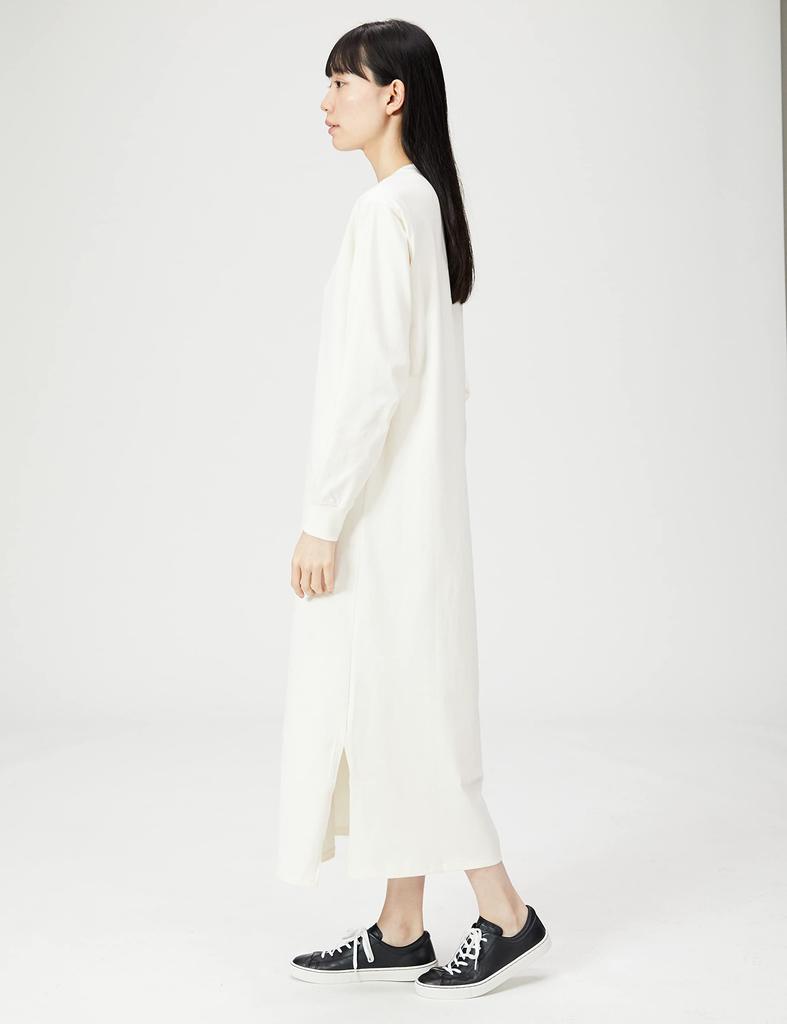 Casual Dress NB Athletics Nature State Long Sleeve Dress WD23553 Dress GIE S [New Balance] T-Shirt Women's (Greige)
