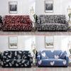 Moderne Sofabezüge mit Blumendruck, weich und dehnbar