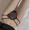 Erotic Panties Sexy Thong Woman  Lace Transparent T-Back Thongs And G Strings Mesh Sheer Low Waist