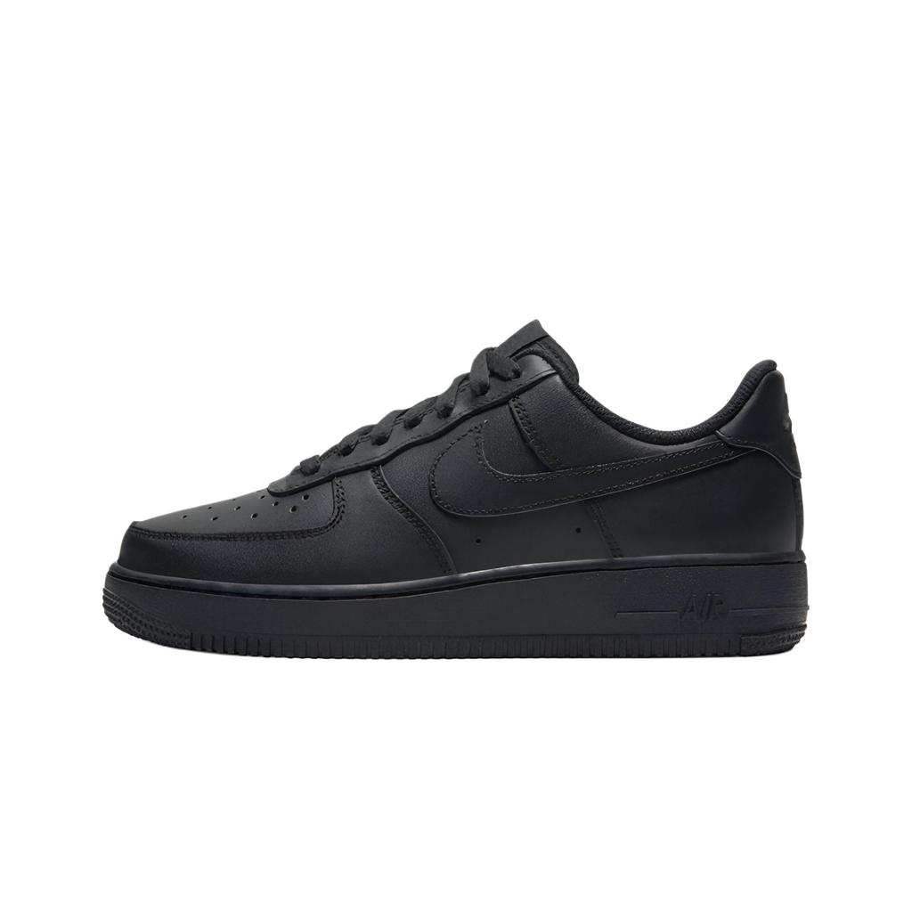 Nike Scarpe da Skateboard Nike Air Force 1 Resistenti all'Abrasione Basse Unisex Nero Grigio CW2288-001(Team500-)
