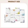 8 Bible Sticky Notepads. Notepads with Christian , Inspiring for Scripture Study, Reminder