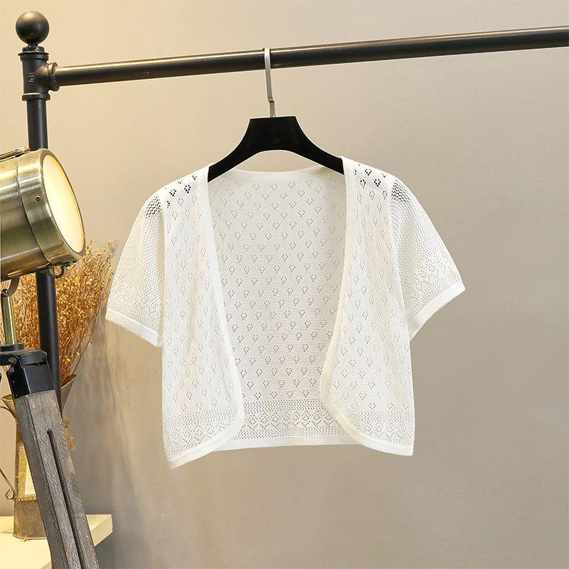 Ice Silk Suspender Skirt Shawl Ultra-Thin Cardigan Cheongsam