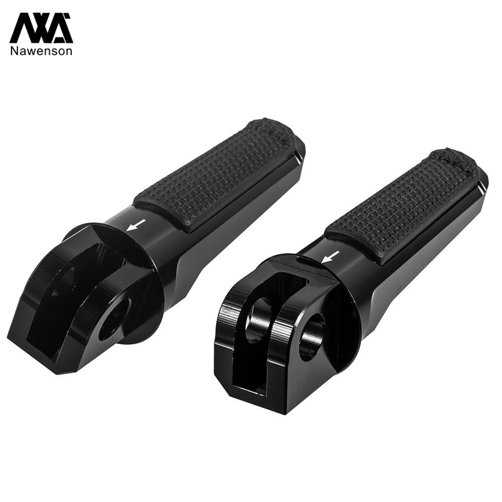 

Foot Pegs Motorcycle Footpegs Front Pedals Rider Footrest for Kawasaki Z1000 10-21 for ZH2 20-21 for ZX-6R 03-21 for Z800/E