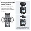 Aluminium Alloy Metal Rabbit Cage Cold Shoe Mount Frame for DJI Osmo 360 Action Camera Accessories