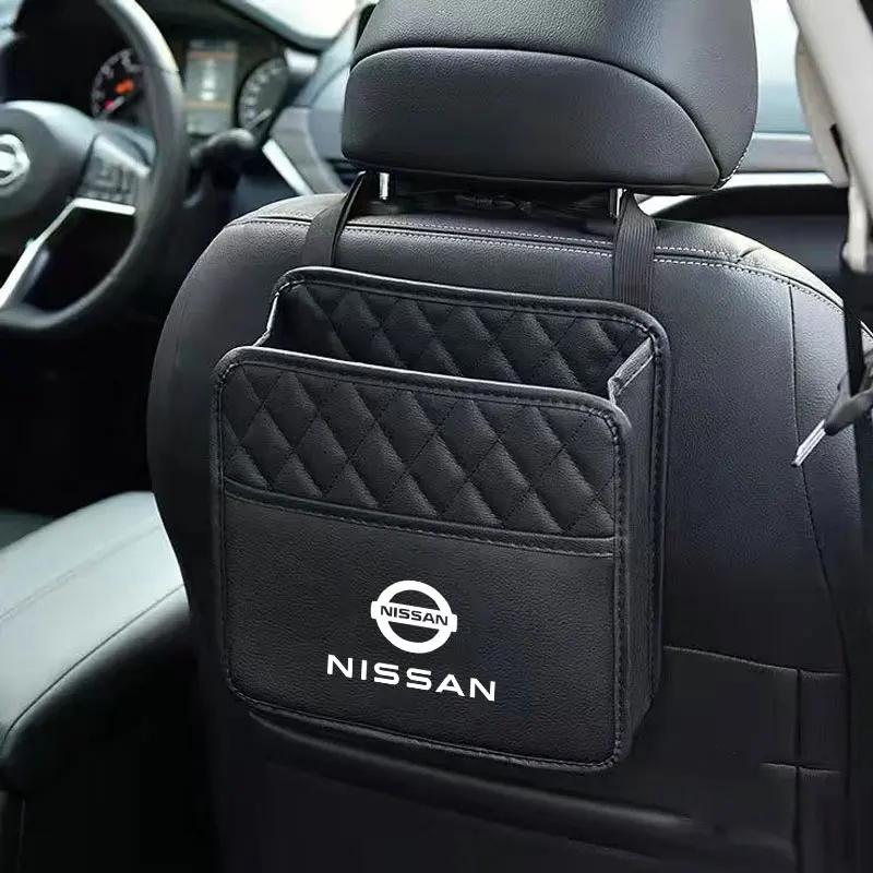 Car Backseat Organizer Waterproof Storage Bag For Nissan Murano Navara Qashqai X-trail Patrol NV200 Note Frontier Accessories