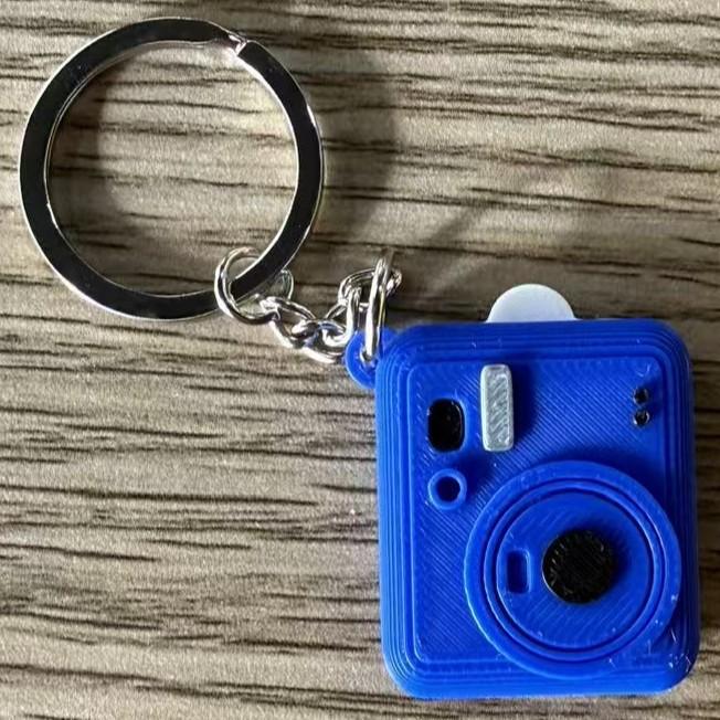 3D Printed Photo Keychain Mini Picture Frame Keyring Bag Charm Custom Picture Insert Gift for Teens Friends