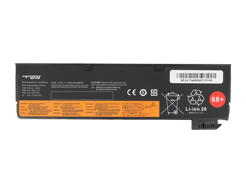 Battery For Lenovo Thinkpad T440 T450S X240 6400Mah