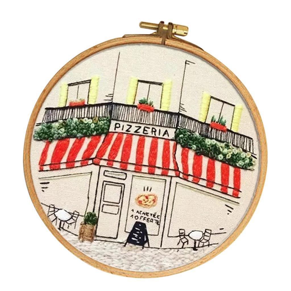 

Embroidery Kit, Handmade Embroidery Starter Kit Modern Hand DIY Embroidery Kits Pattern Home Decoration for Adults Beginners