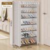 Space-Saving Multi-Layer Dust-Proof Shoe Rack for Indoor Storage