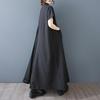 Short Sleeve Plus Size Black Vintage New In Dresses for Women Casual Loose Long Summer Shirt Dress
