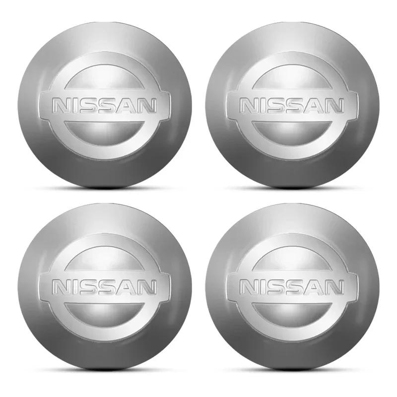 Autocollants Logo Cache-Moyeux de Roue de Voiture Emblème Cache Jante Décalcomanie Pour Nissan Nismo Tiida Sylphy Teana X Trail T30 T32 Almera J10 J11