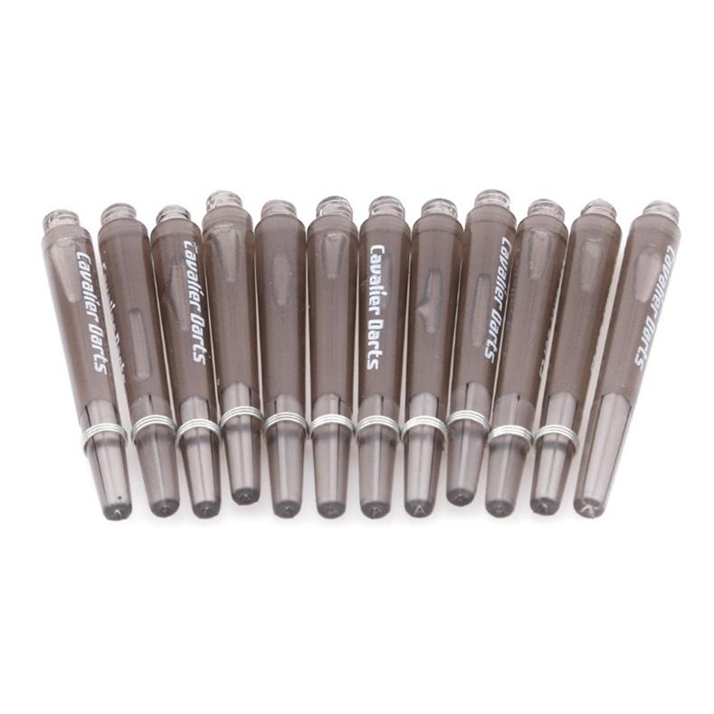 12 Pieces Clear Dart Shaft Color Frosted Rod Knight Darts