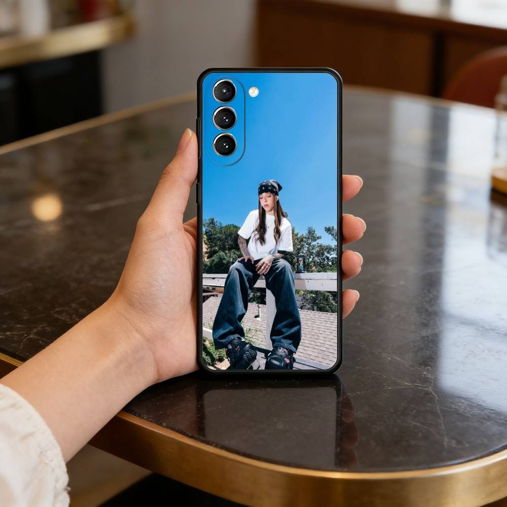 

Hot Y-Young M-Miko Singer Phone Case For Samsung S25,24,23,22,30,21,10,9,Ultra,Plus,Lite,FE,4,5 G Soft Black Case Samsung S20ULTRA5G