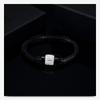 18 Karat Gold Inlay Diamant Hohl Edelstahl Retro Kabelarmband