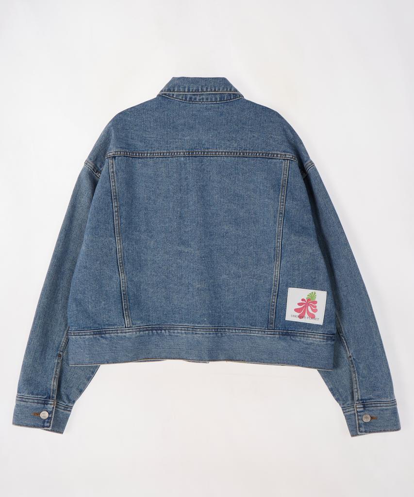 Unknown Planet Loose Fit Denim Jacket Blue