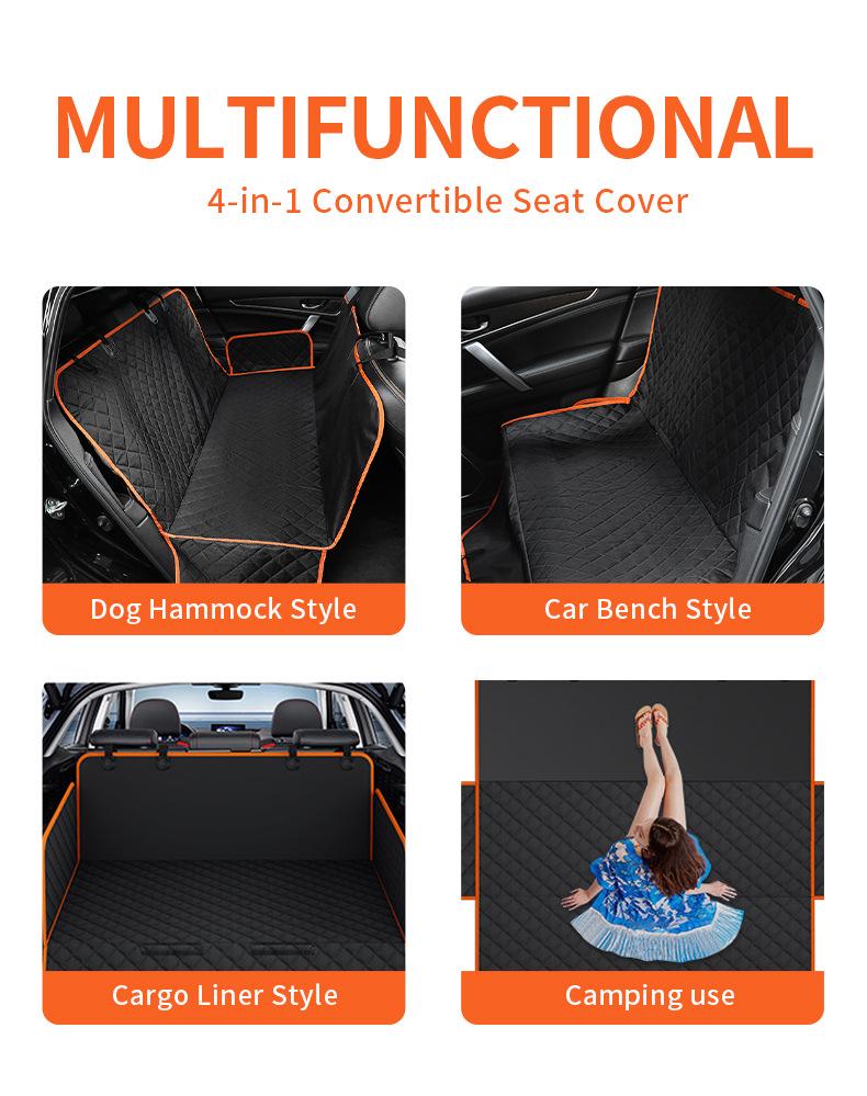 Pet Car Seat Protector: Anti-Scratch, Waterproof Cushion for Rear Car Seats