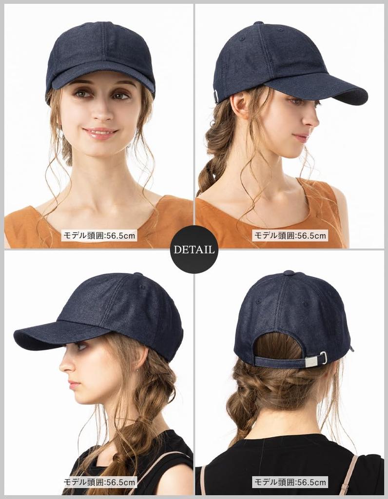 Und große tiefe klassische Sonnenschutz-UV-verstellbare Kappe [Loo&c] [Loo C] Wasserabweisender Hut, Größe, Damen, wasserabweisend, Kappe, 100% Schutz,