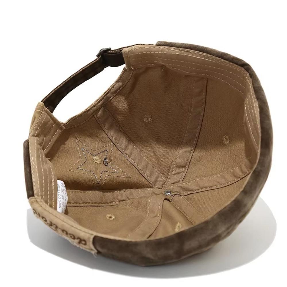 Adjustable Brimless Caps Washed Color Melon Hat Casual Hip Hop Hat  Unsiex