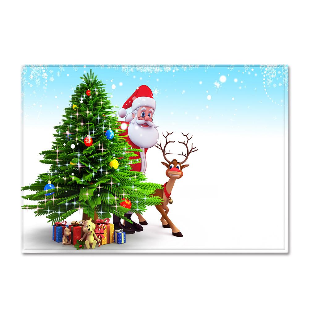 Christmas Living Room Floor Mat Bedroom Dining Room Carpet Carpet Doormat