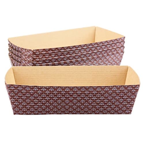 PEARL METAL EE Sweets Paper Pound Cake Pan, 16cm, Pack of 5 [Made In Japan] D-4608