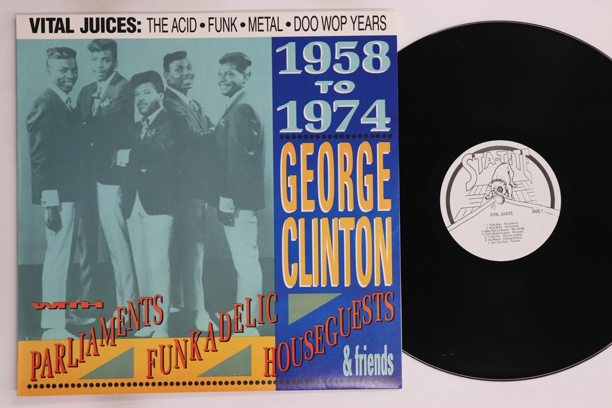 

LP Record GEORGE CLINTON - Vital Juices FUNK2 STA-TITE 1990 UK Soul/Funk Used