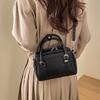 Vintage Boston Tote Bag Women's One Shoulder Crossbody Bag