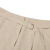 Kirsh Collection Belt Point Double-Pleat Pants [Beige]