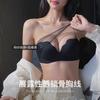 Strapless underwear women's small breasts gather and show large neck-hanging sexy seamless soft support bra  set