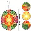 10 Inch Rotating Art Wind Chime for Garden Balcony Decor with 360 Hook Elegant Hanging Wind Chime Gift for Spring and Summer