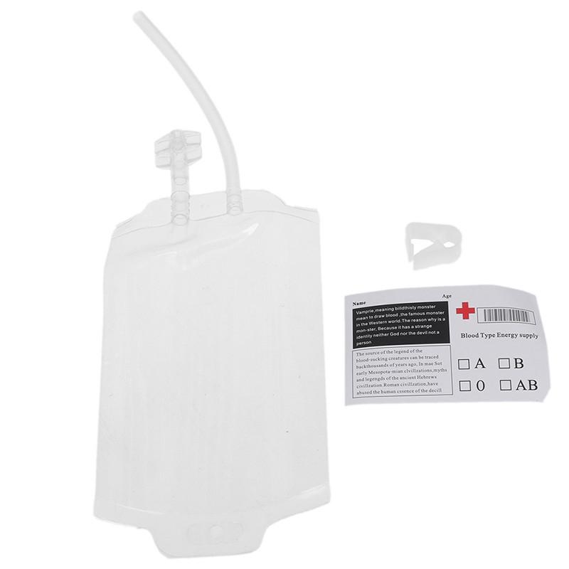 Drink Bag Halloween Vampire Pouch Props Blood Energy Drinking Bag Infusion Beverage Bag