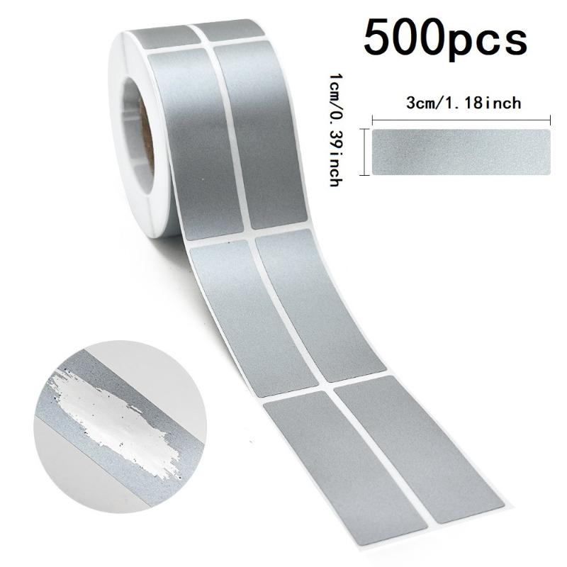500Pcs/Roll Scratch Off Film Sticker DIY Scratch Label for Redemption Vouchers Lottery Cards Small Business Promotions
