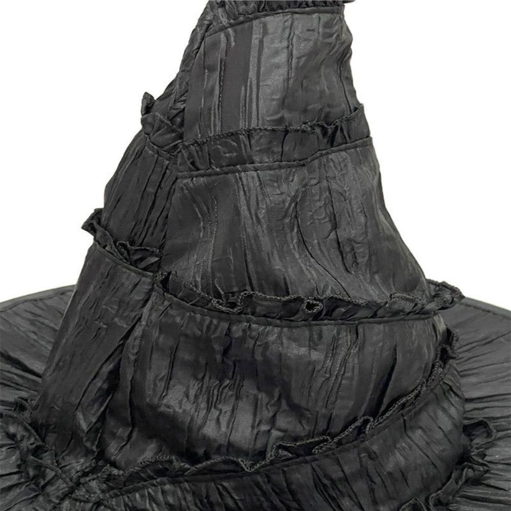 Wicked Elphaba Cosplay Hat Glasses Eyewear Fantasia Costume Disguise for Women Roleplay Halloween Carnival Accessories Props