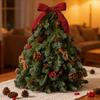 Mini Tabletop Christmas Tree Realistic Pine Home Decor Small Christmas Trees Dinning Table Decor For Indoor Outdoor Bedroom