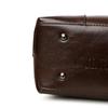 Retro PU Leather Handbags for Women Flower Decor Women's Shoulder Bag Leather Tote Bag