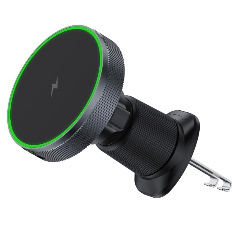 Car Phone Charging Mount for 15 14 13 Magnetic Adsorption Charging Stand Car Air Vent Mount Wireless Charging Stand