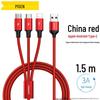 PISEN 66W Fast Charging 3-in-1 Data Cable for Apple & Android Devices
