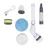 USB Rechargeable Lightweight Retractable Power Cleaning Brush Kitchen Bathroom Floor Cleaning Brush