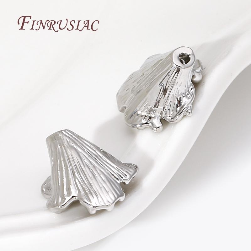 Morning Glory Shape Beads Caps 18K Gold Plated Flower Cap High Quality DIY Jewelry Making Necklace Earring Accessories For Women