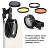 Soczewki do akwarium koralowego 52mm Filtr do akwarium słonowodnego Rafy koralowe Filtry do aparatu iPhone'a Makro Akwarium wodne